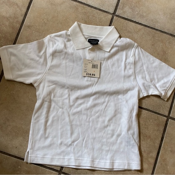 Boys knit polo shirt with collar - Picture 2 of 2